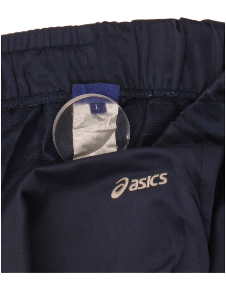 ASICS Pantalon de survêtement pour hommes Large Bleu marine
