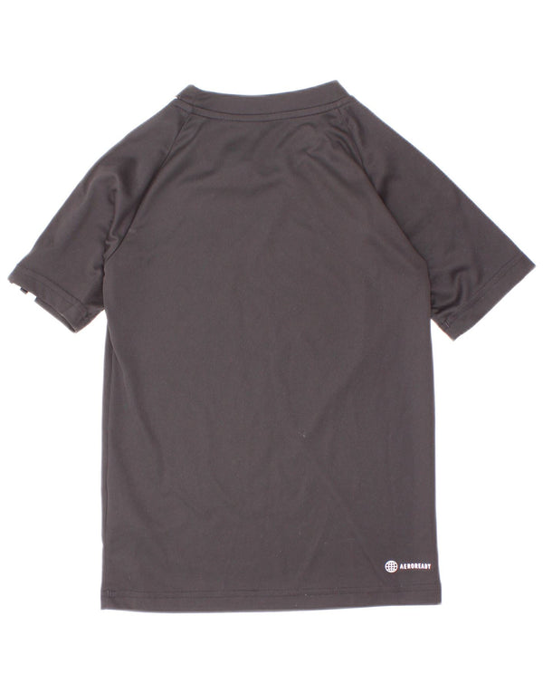 Adidas Garçon Aeroready T-Shirt Top 7-8 ans Noir Polyester