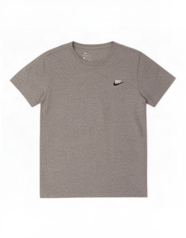 Nike T-Shirt Homme Petit Gris Moucheté Coton