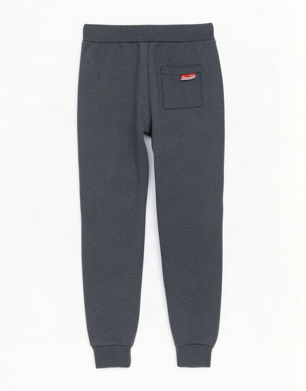 Superdry Pantalon De Survêtement Graphique Joggers Homme Gris Moyen Coton