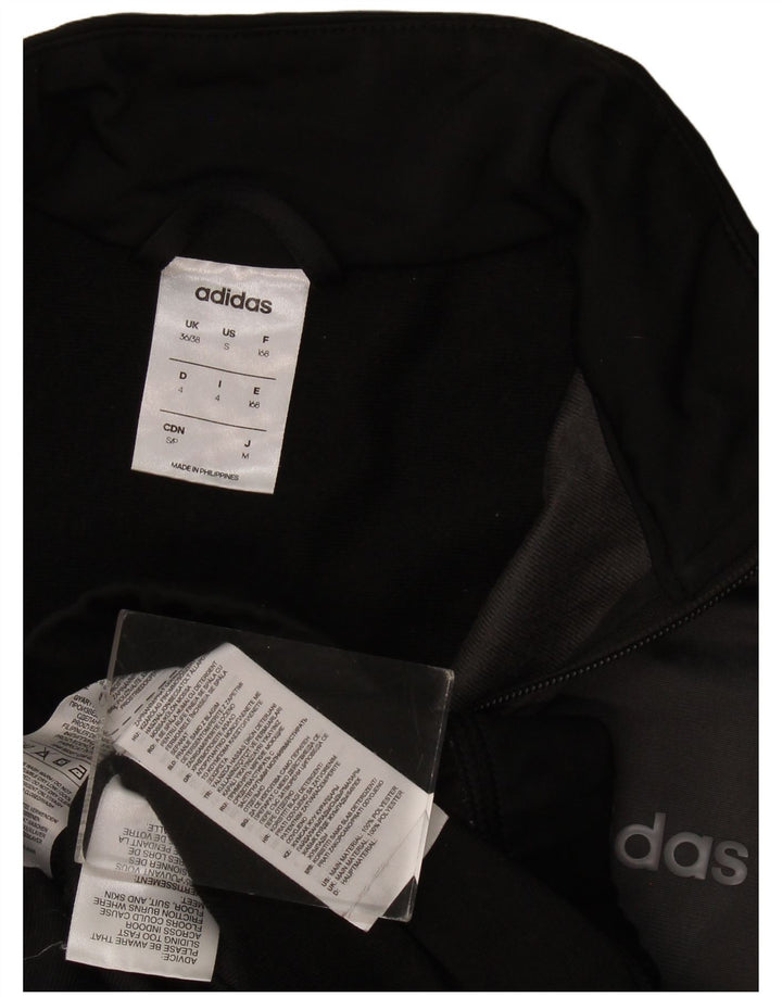 Adidas Veste de survêtement pour homme UK 36/38 Petit Noir Colorblock Polyester