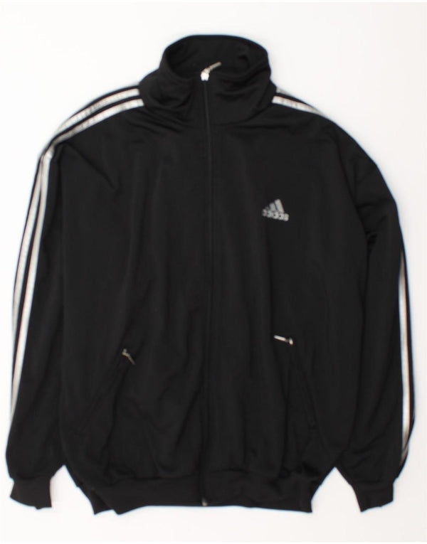 Adidas Veste de survêtement pour homme UK 40/42 Large Noir Polyester