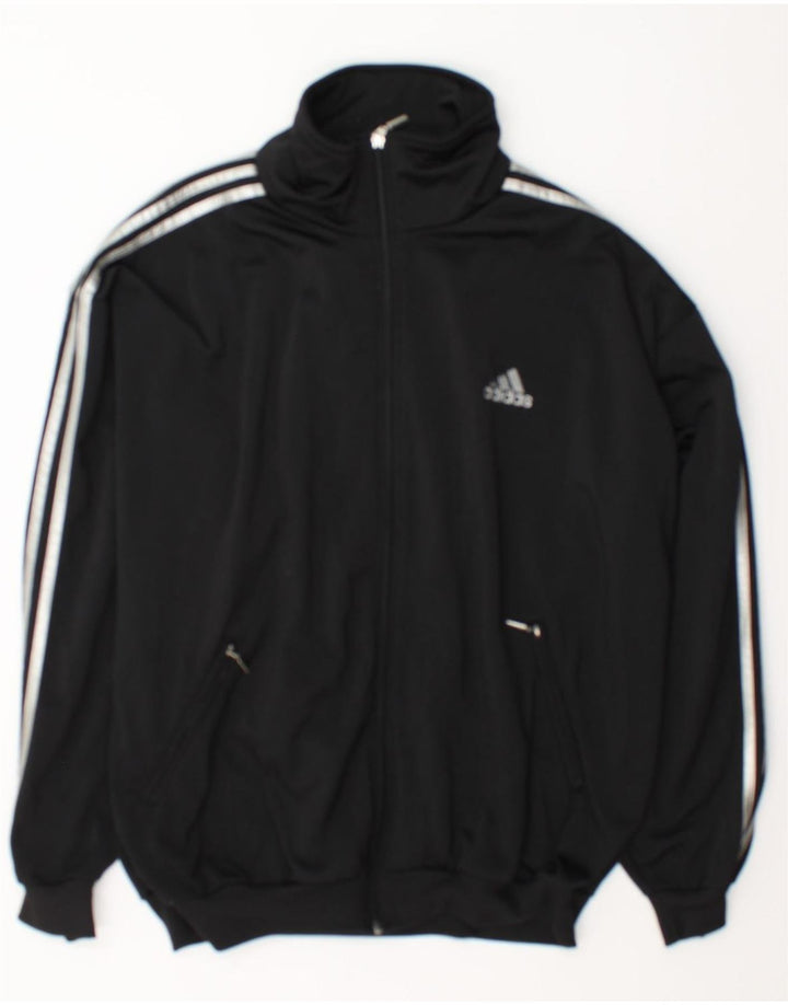 Adidas Veste de survêtement pour homme UK 40/42 Large Noir Polyester