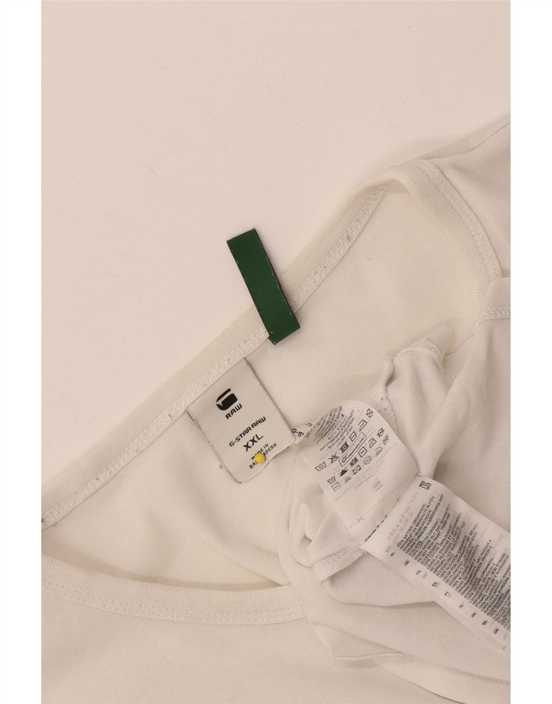 G-Star T-Shirt Homme Top 2XL Coton Blanc