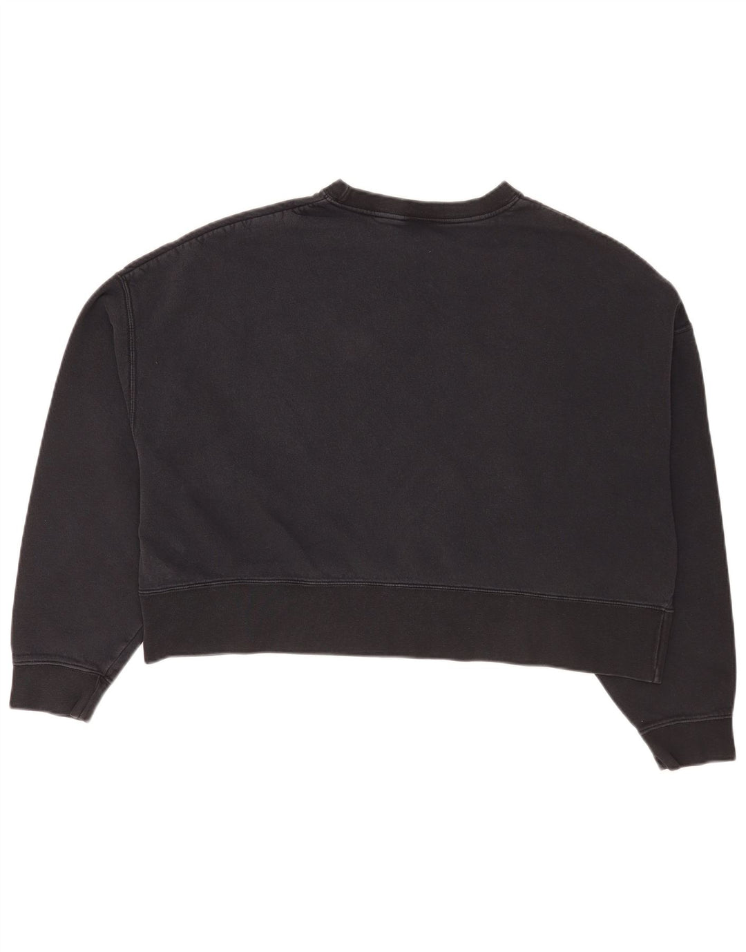 Nike Sweat-shirt court surdimensionné pour femme UK 14 en coton noir moyen