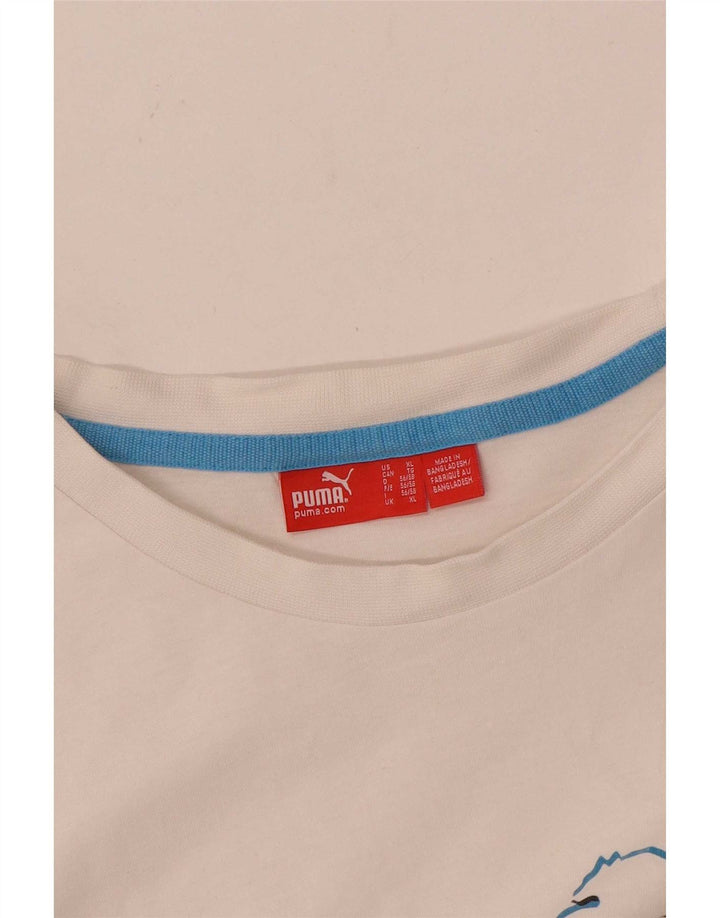 Puma T-Shirt Graphique Top XL Homme Blanc
