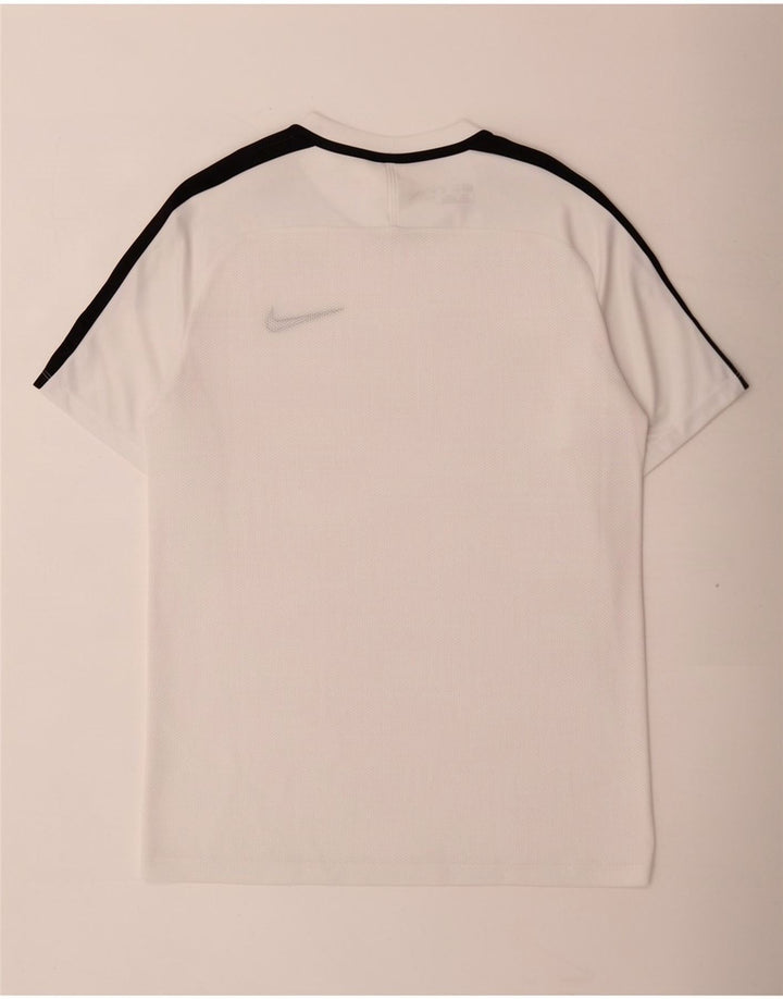 Nike T-Shirt Dri Fit Homme Blanc Moyen Colorblock