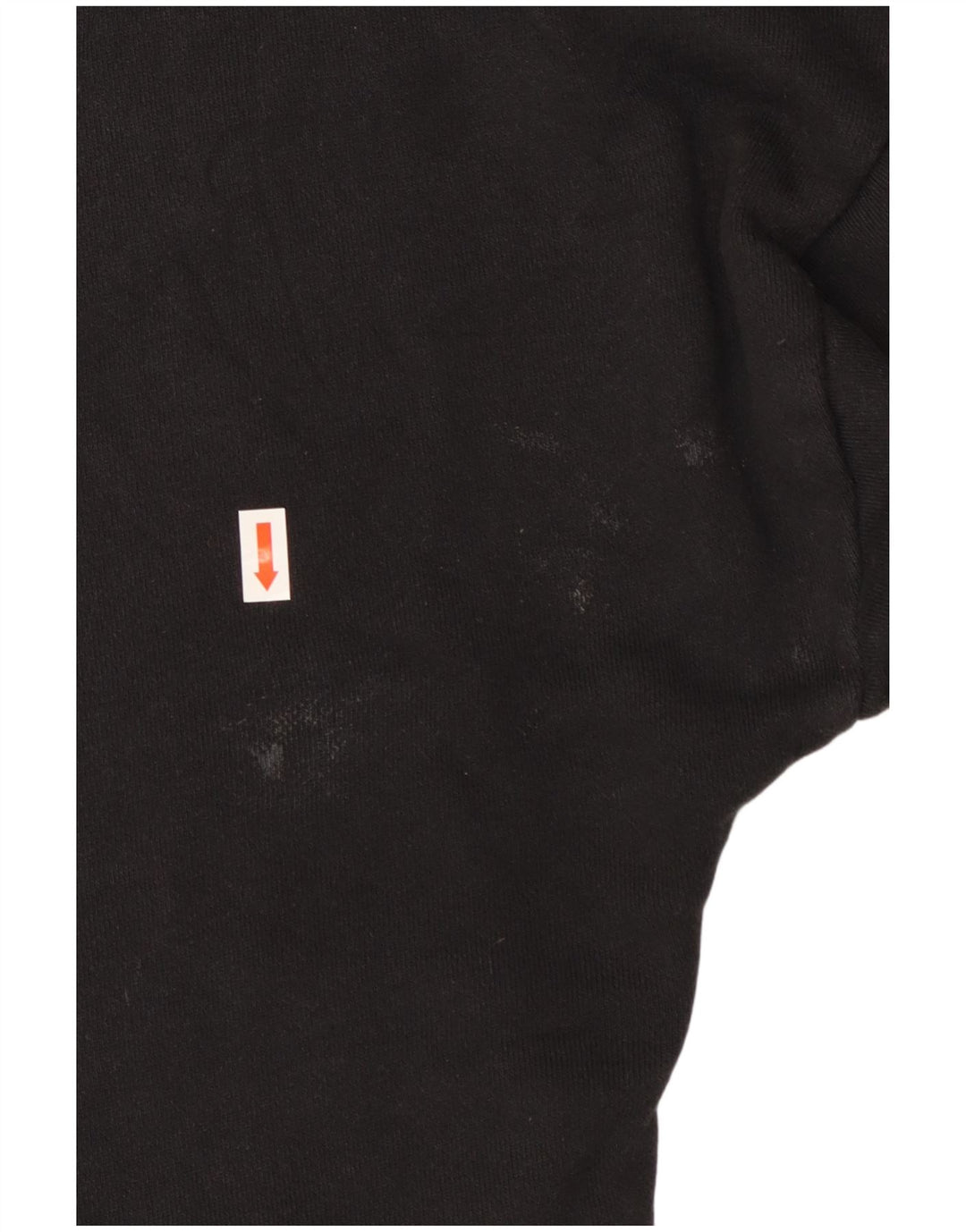 ADIDAS Pull à capuche court surdimensionné pour femme UK 12 Noir moyen Colourblock