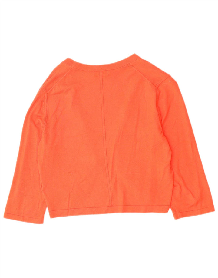 Hobbs Cardigan court à manches 3/4 pour femme UK 12, modal orange moyen