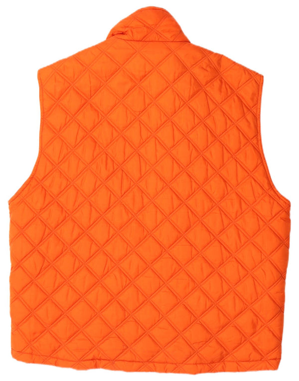 Invicta Gilet matelassé pour homme UK 42 XL Orange Polyamide