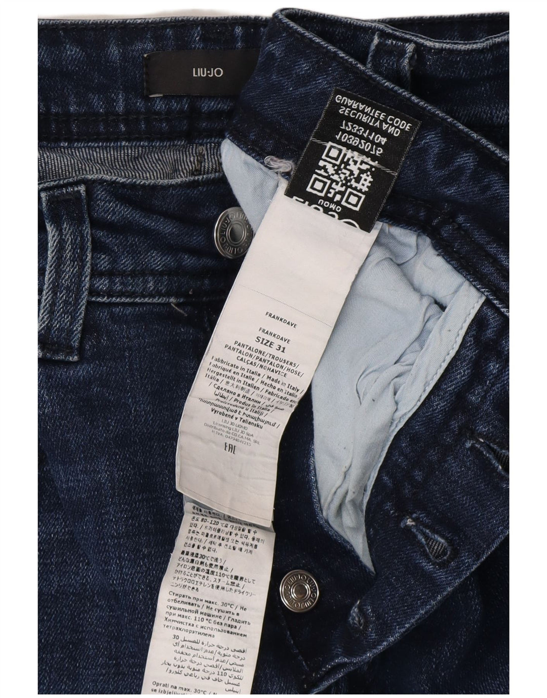 LIU JO Jean Slim Frank Femme W31 L29 Bleu Marine