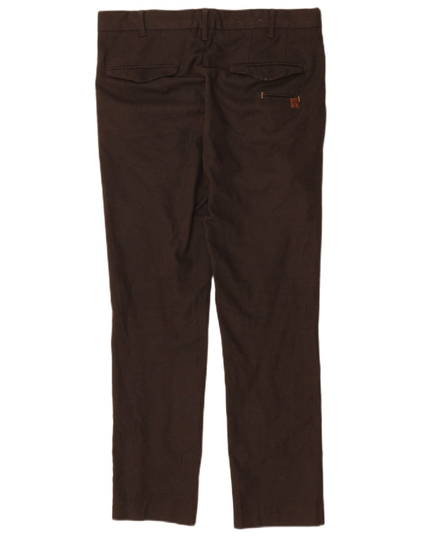 Zara Pantalon Chino Slim Homme EU 38 Small W30 L29 Coton Noir