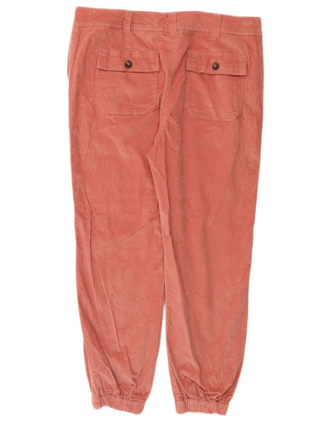 BODEN Pantalon de jogging court en velours côtelé pour femme UK 14 Large W34 L25 Rose