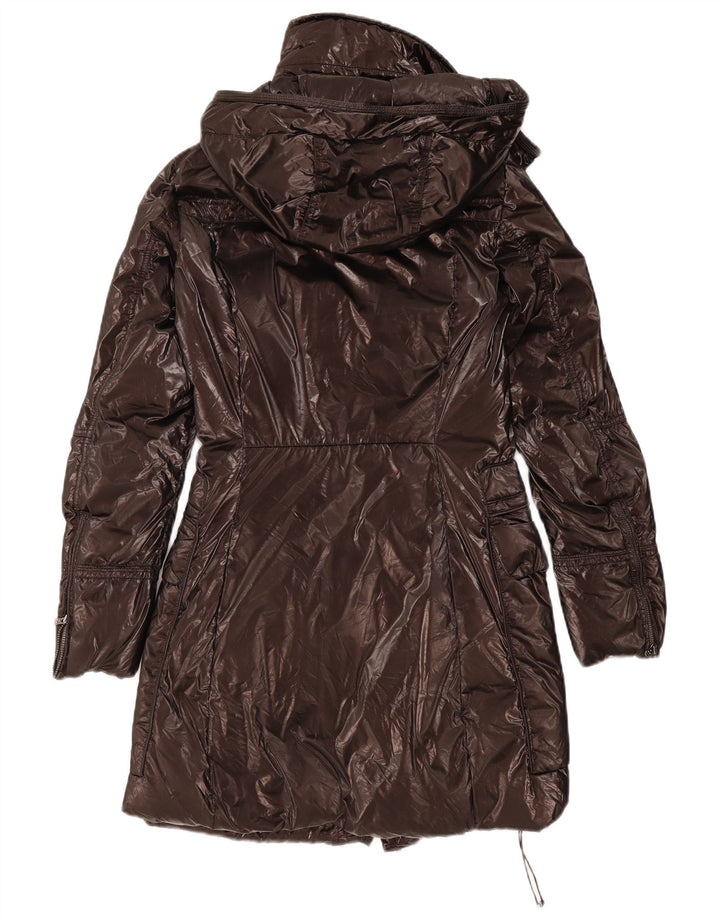 PEUTEREY Manteau matelassé à capuche pour femme IT 40 Small Marron