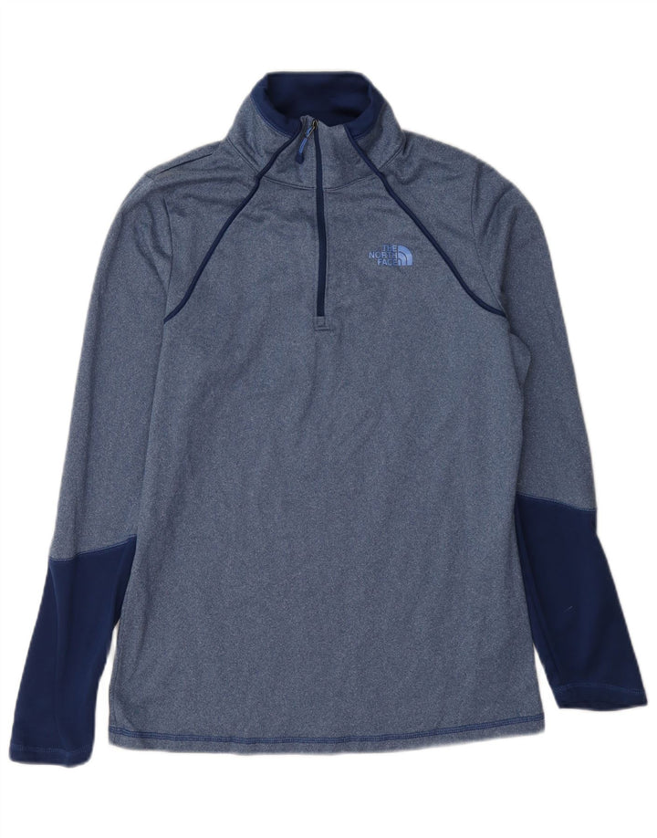 The North Face Haut de survêtement pull pour femme UK 12 Bleu moyen Colourblock