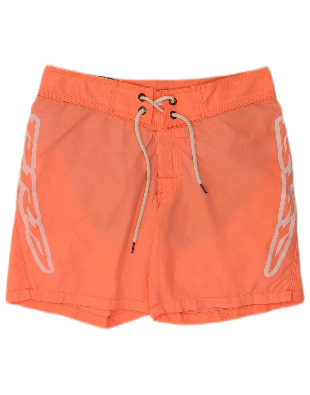 RRD Short de Bain Graphique Homme Orange Moyen Polyester
