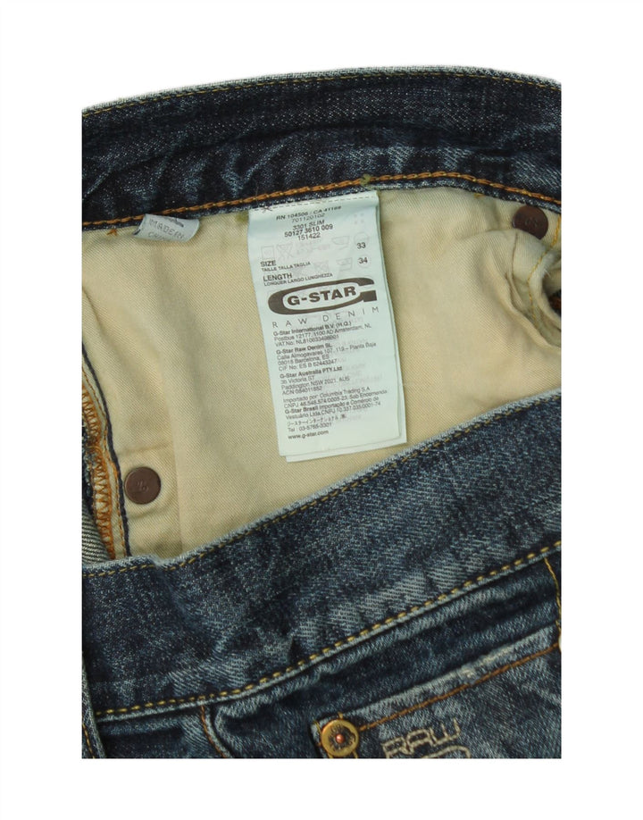 G-Star Jean slim effet vieilli W33 L34 en coton bleu pour homme