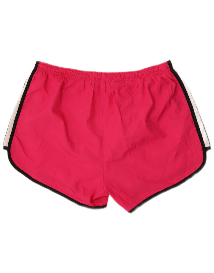 Nike Short de sport Dri Fit pour femme US 8/10 Rose moyen en polyester color block