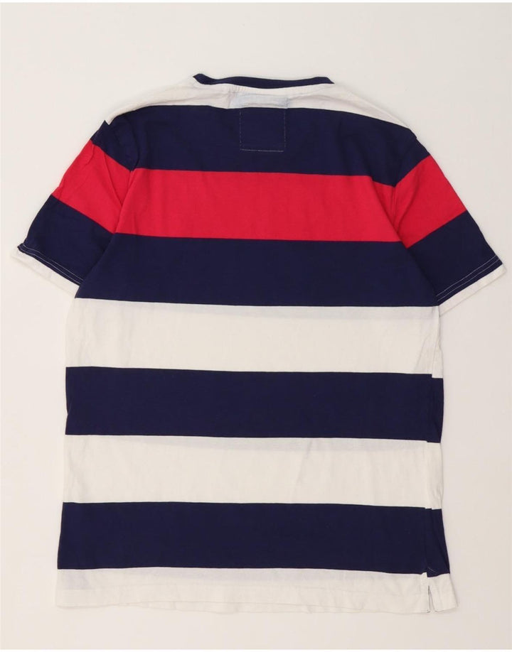 Crew Clothing T-Shirt Homme Haut Moyen Rayé Multicolore Coton