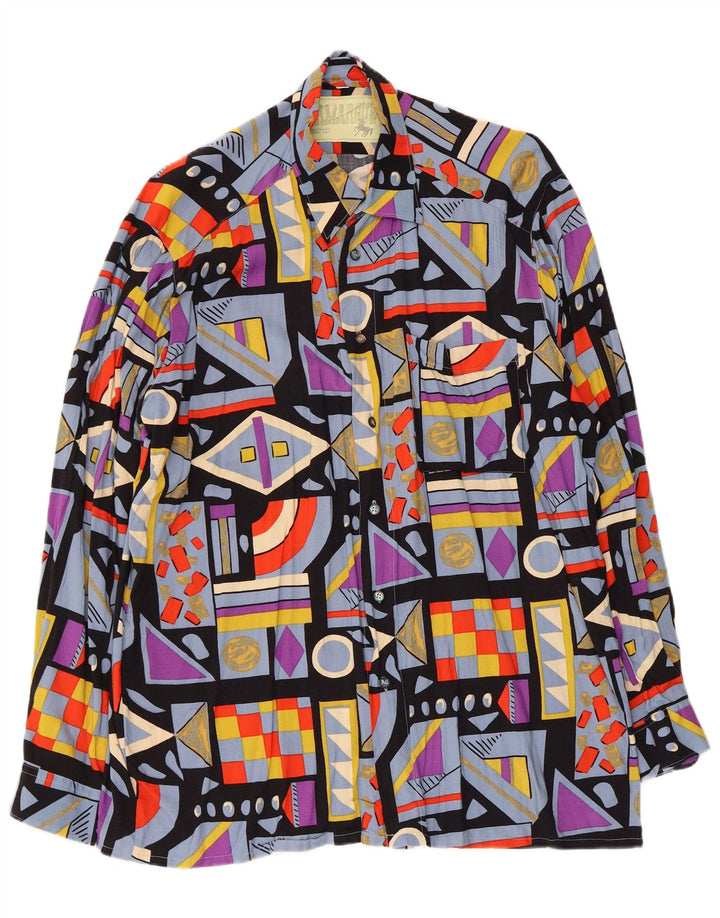Chemise Homme Camargue Taille 41/42 Large Géométrique Multicolore
