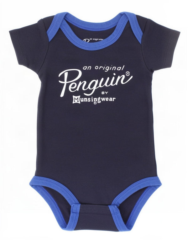 Penguin Body Graphique Bébé Garçon 0-3 Mois Bleu Marine