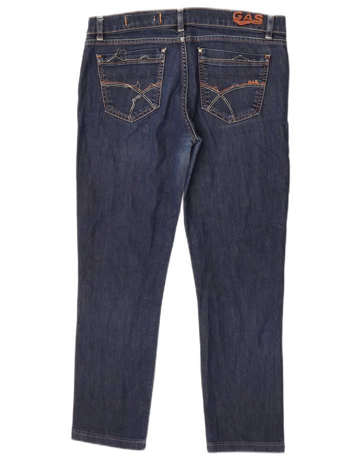 GAS Jean slim court femme W29 L24 bleu coton
