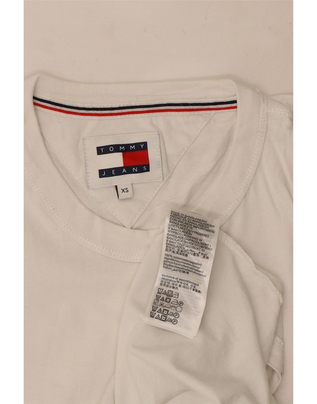 Tommy Hilfiger Débardeur Homme XS Blanc Coton
