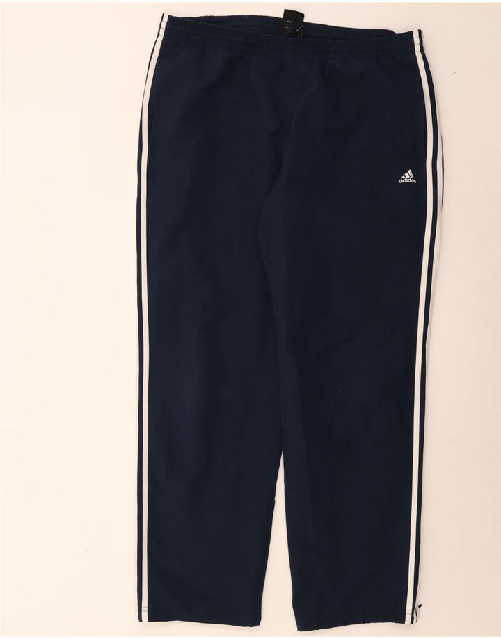 Adidas Pantalon de survêtement Climalite pour homme XL Bleu marine Polyester