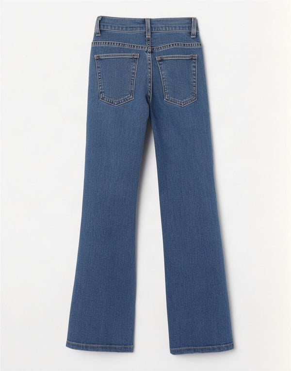Lee Jean Bootcut Femme W26 L31 Bleu Coton