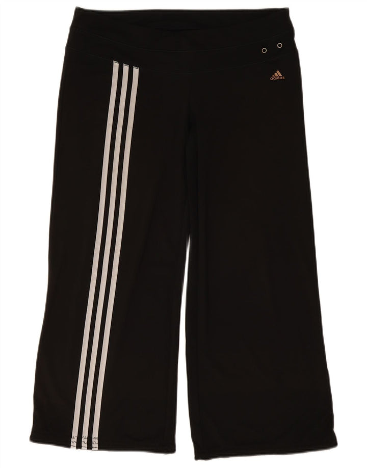 Adidas Pantalon de survêtement Climacool pour femme UK 16 Large Noir Polyester