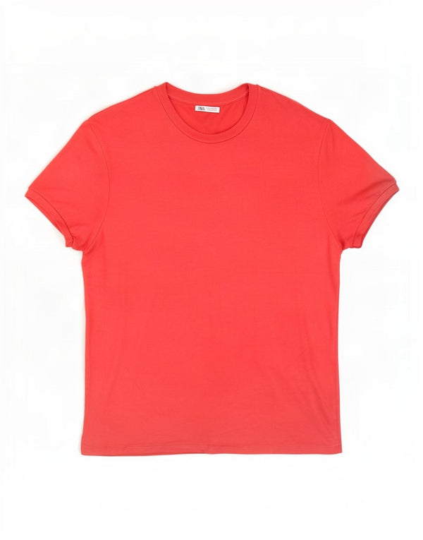 Zara T-Shirt Femme Top UK 18 XL Rose