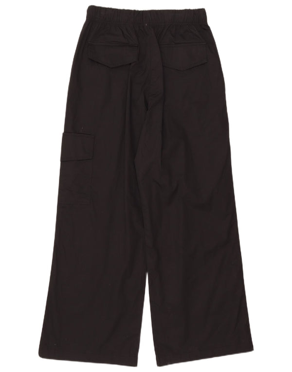 Zara Pantalon cargo large pour femme Petit W26 L29 Coton noir
