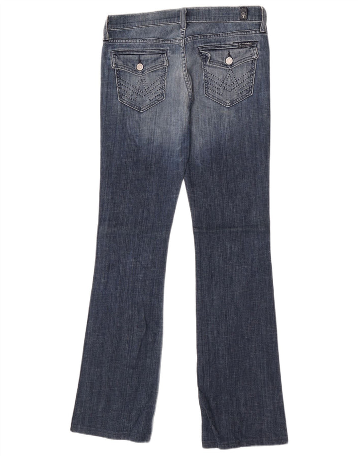 7 For All Mankind Jean Bootcut Femme W28 L33 Bleu Coton