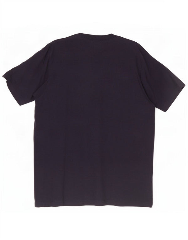 Adidas T-Shirt Graphique Homme Bleu Marine Moyen Coton
