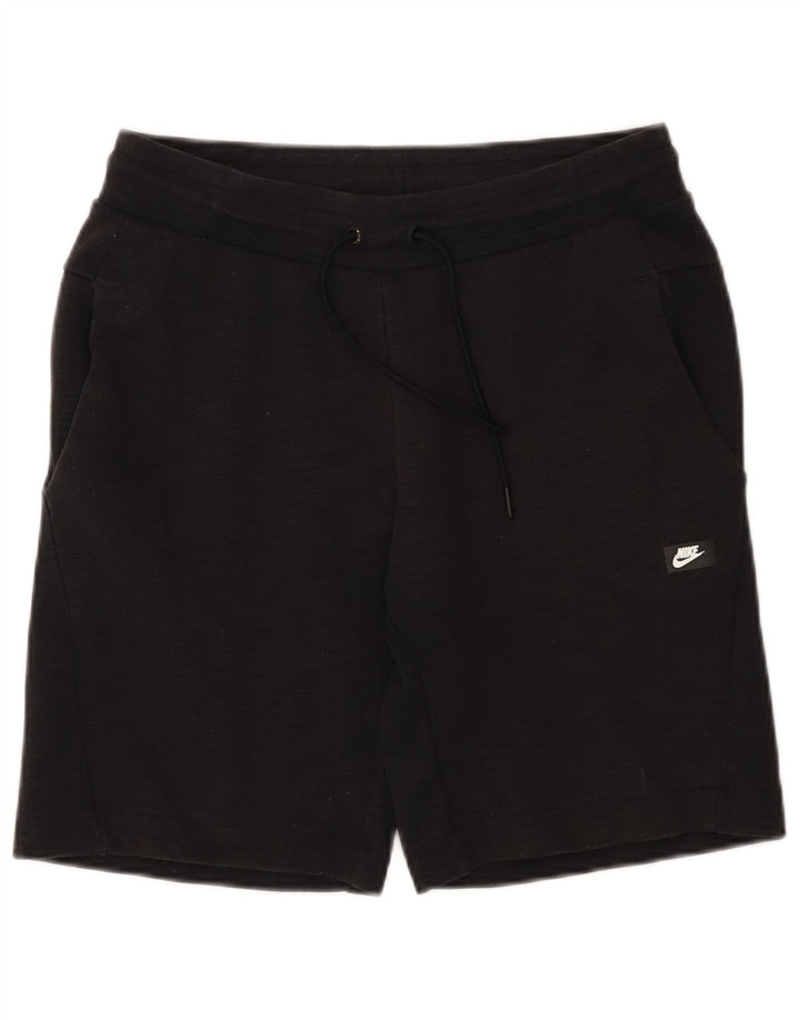 Nike Short de sport pour femme UK 12 en coton noir moyen