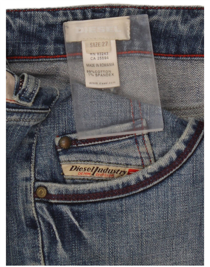 DIESEL Femme Mini Jupe En Jean W27 Petit Bleu Coton