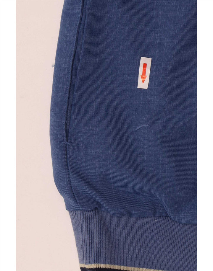 Lyle & Scott Haut de survêtement à manches courtes et col zippé pour homme Bleu moyen