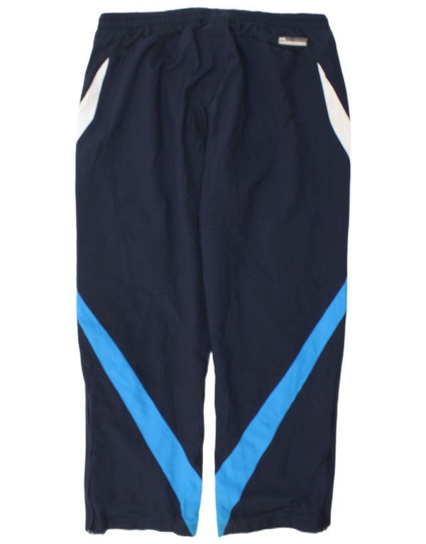 Adidas Pantalon de survêtement pour homme 2XL Bleu marine Colorblock Polyester
