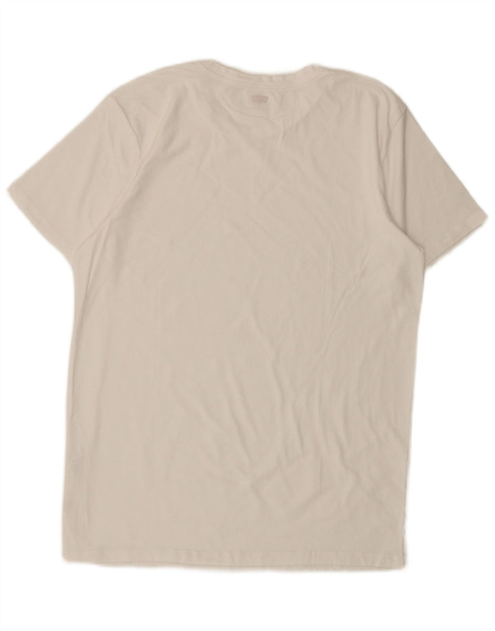 Levi's T-Shirt Homme Blanc Large Coton