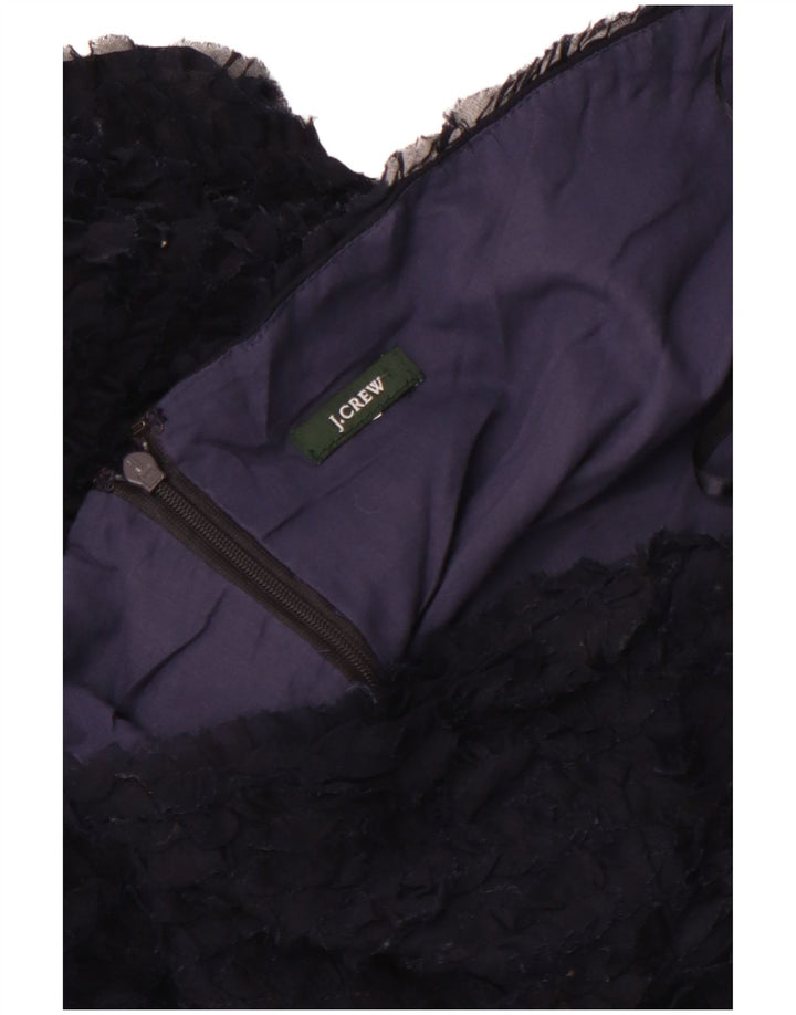 J. CREW Robe bustier pour femme UK 12 Bleu marine moyen