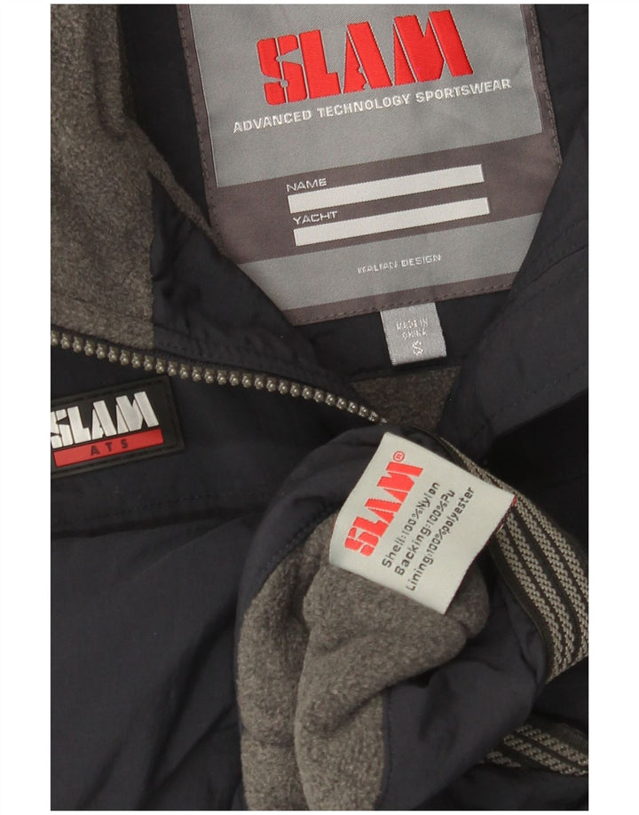 Slam Gilet Homme UK 36 Petit Nylon Bleu Marine