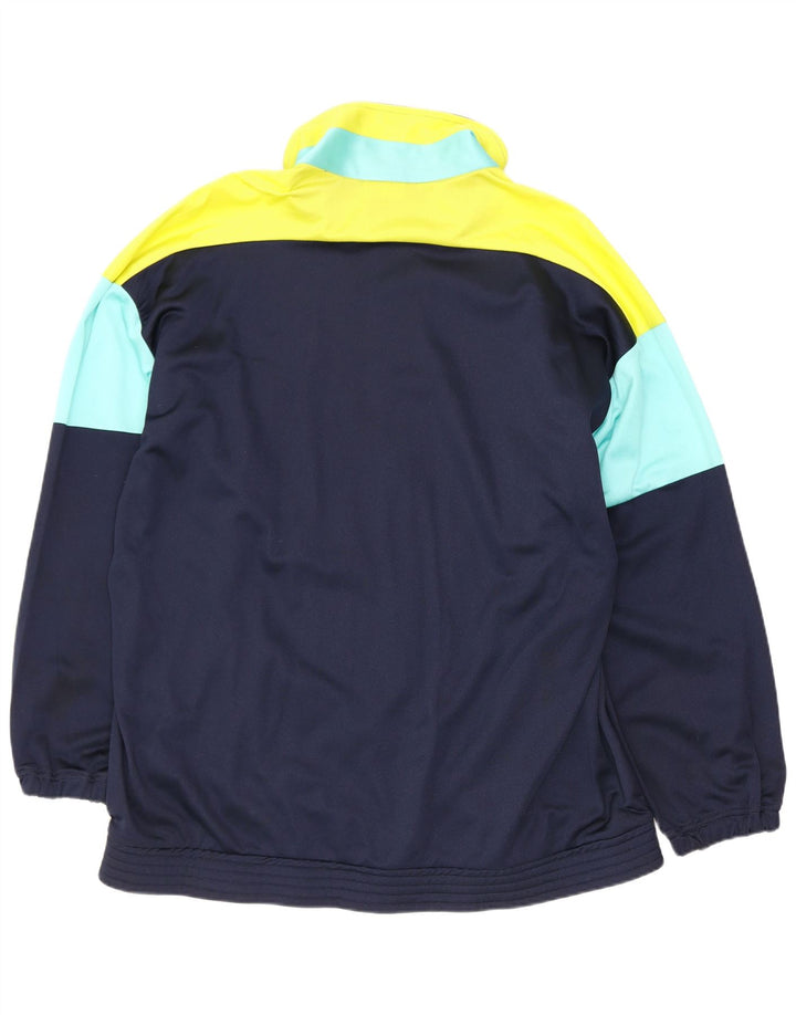 Sergio Tacchini Veste de Survêtement Homme IT 52 Large Bleu Marine Rétro