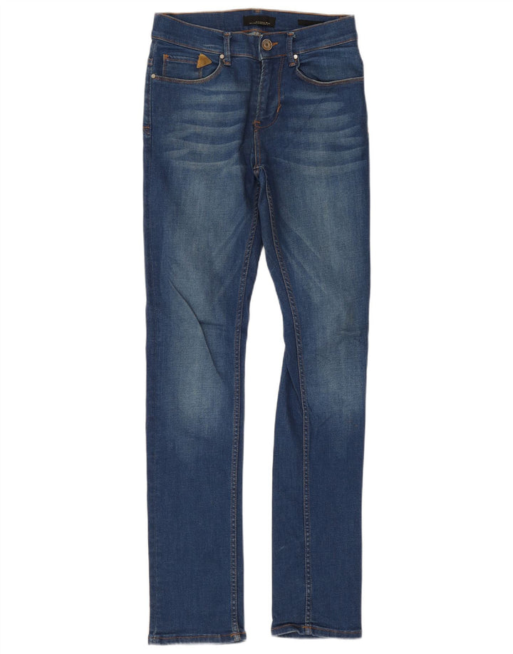 Zara Jean Slim Homme EU 38 Small W30 L33 Bleu Coton