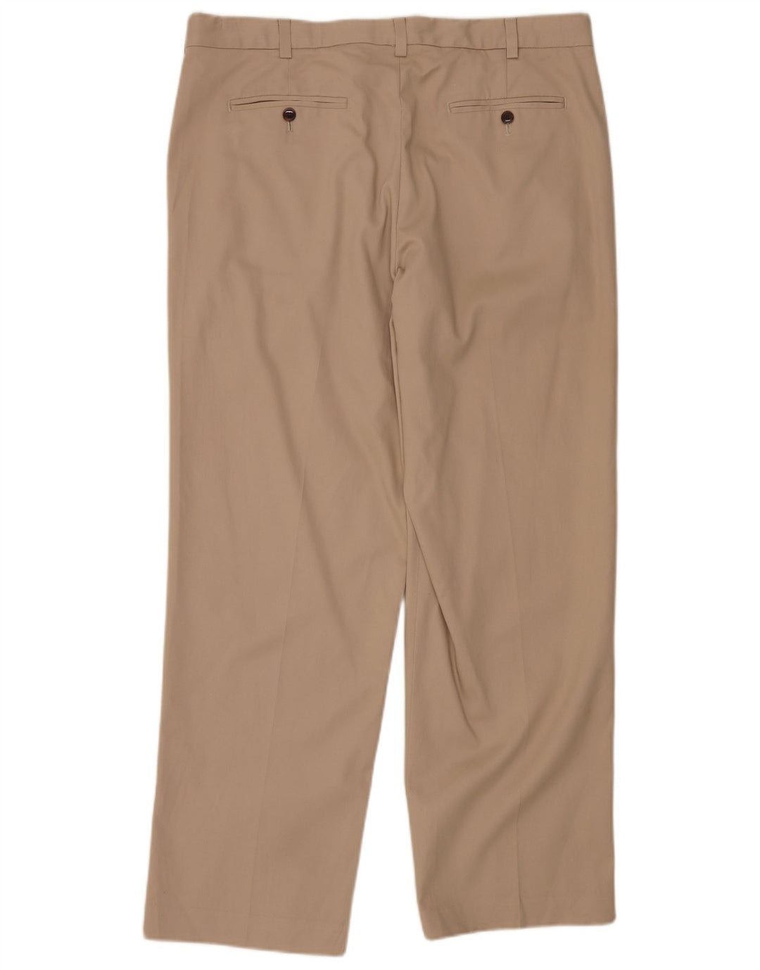 EDDIE BAUER Pantalon Chino Coupe Relax Homme W38 L32 Coton Beige