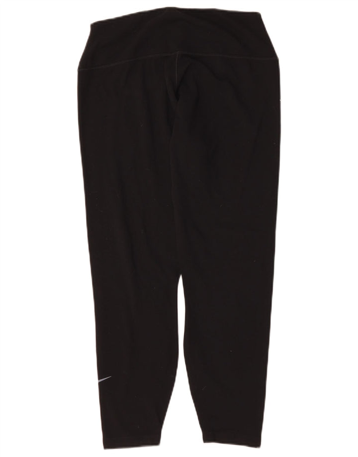 Legging Nike Dri Fit pour femme UK 16 Large Noir Polyester