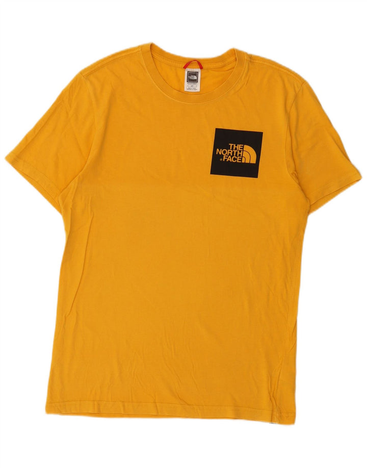 The North Face T-Shirt Homme Haut Petit Jaune Coton