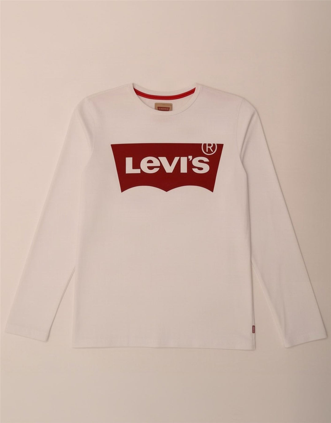 Levi's Haut graphique à manches longues pour garçon 15-16 ans Blanc Coton