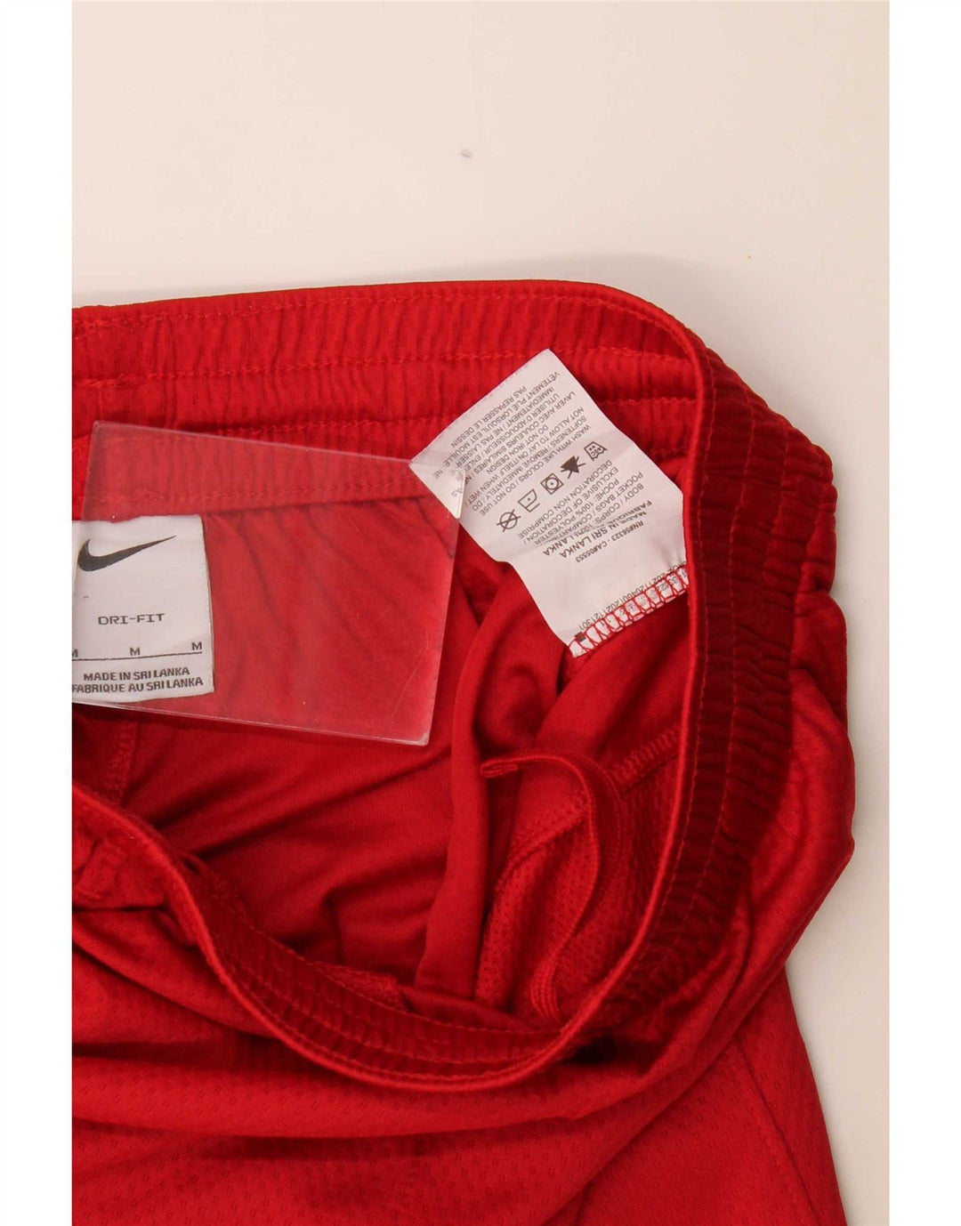 Short de sport Nike Dri Fit pour garçon 10-11 ans Polyester color block rouge moyen