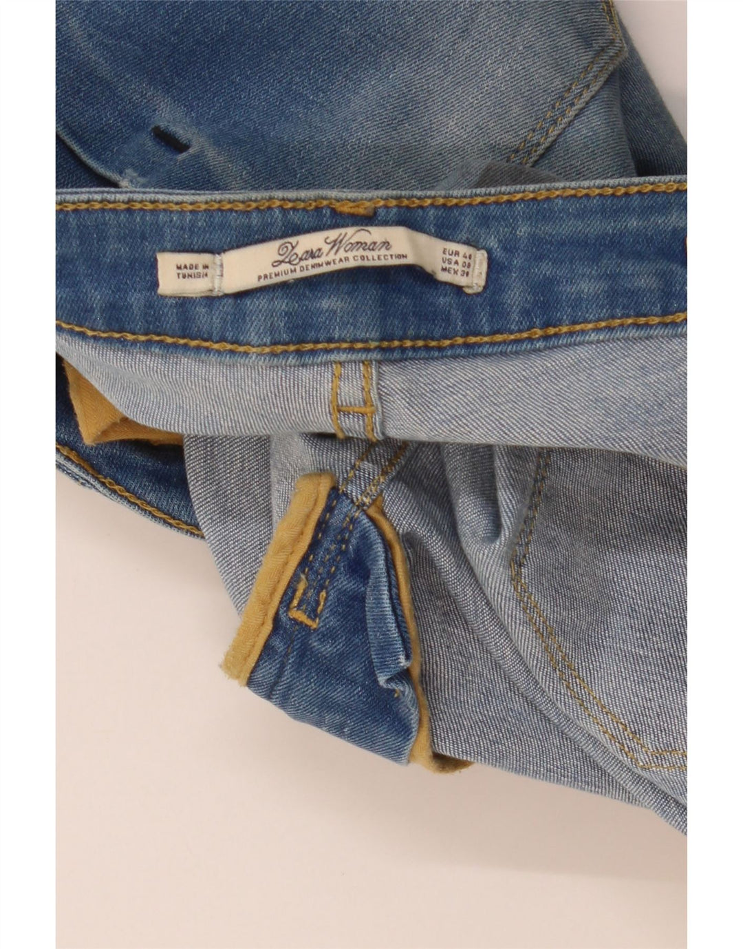 Jean slim femme ZARA EU 40 moyen W30 L30 bleu