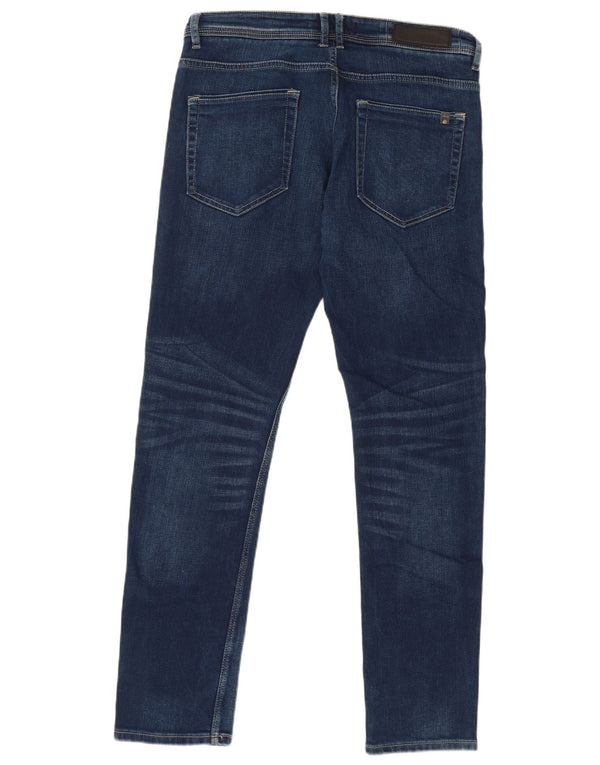 Zara Jean skinny pour homme EU 44 Large W34 L31 Bleu marine
